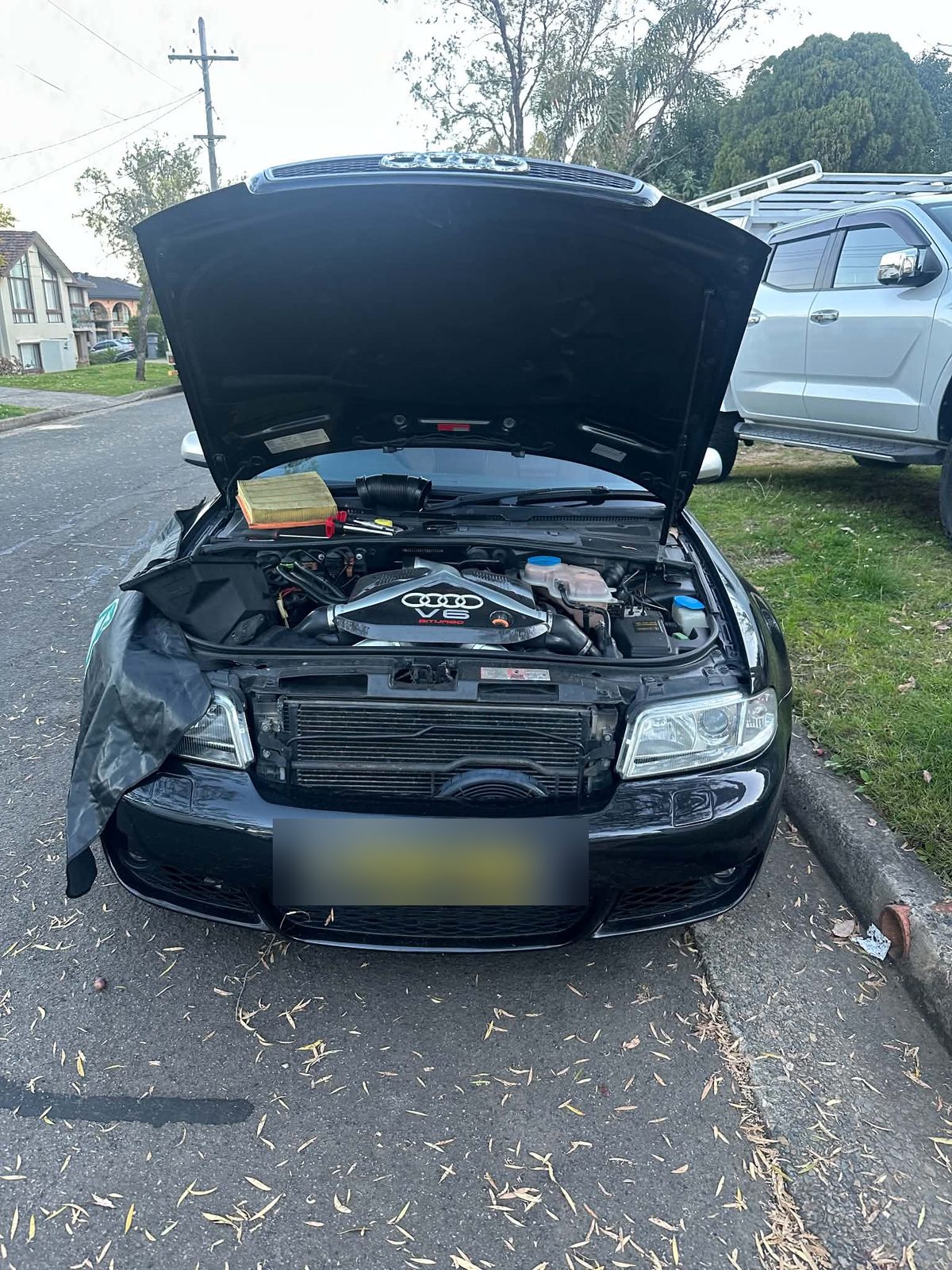 Pre-purchase inspection on a 2001 Audi RS4 in Georges Hall
